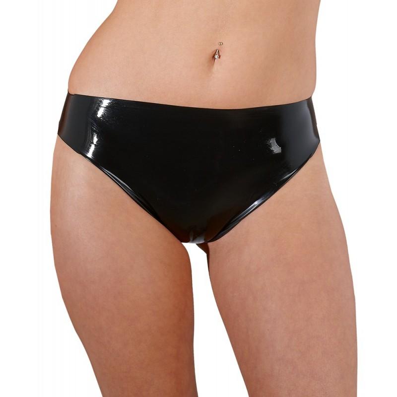 Latex briefs black m