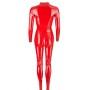 Latex catsuit red xs