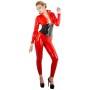 Latex catsuit red s