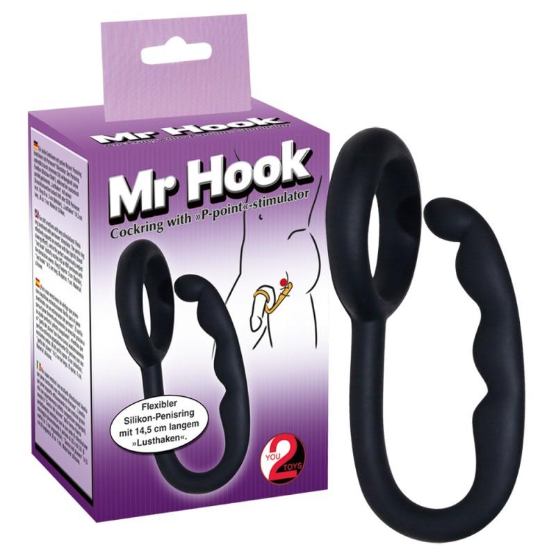 Cock ring p-spot black