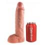 Keharihmade ja tühja keskosaga strap-on dildo 25cm - KING COCK