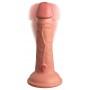 Topelt tihedusega vibreeriv dildo 18cm - KING COCK Elite