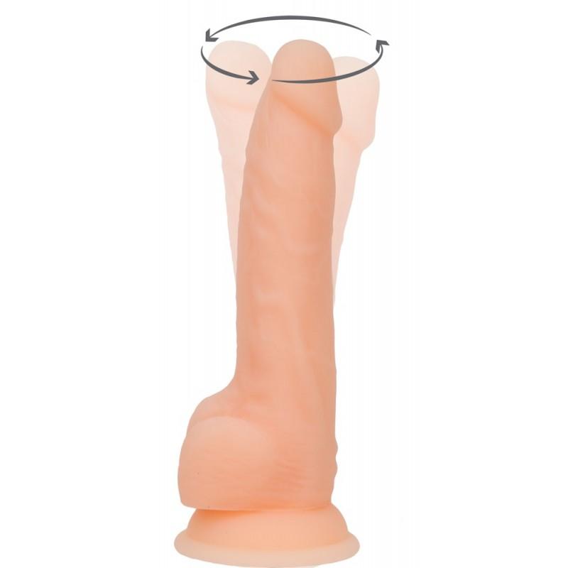 Realistlik vibreeriv dildo kaugjuhtimispuldiga 20cm - NAKED ADDICTION