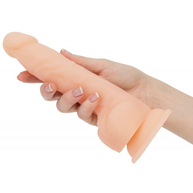 Realistlik vibreeriv dildo kaugjuhtimispuldiga 20cm - NAKED ADDICTION