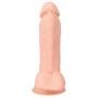 Kokkupandav vibreeriv dildo kaugjuhtimispuldiga 20,8 cm nahavärvi - Nature Skin