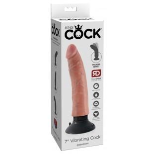 Vibreeriv dildo 22,5 cm - KING COCK