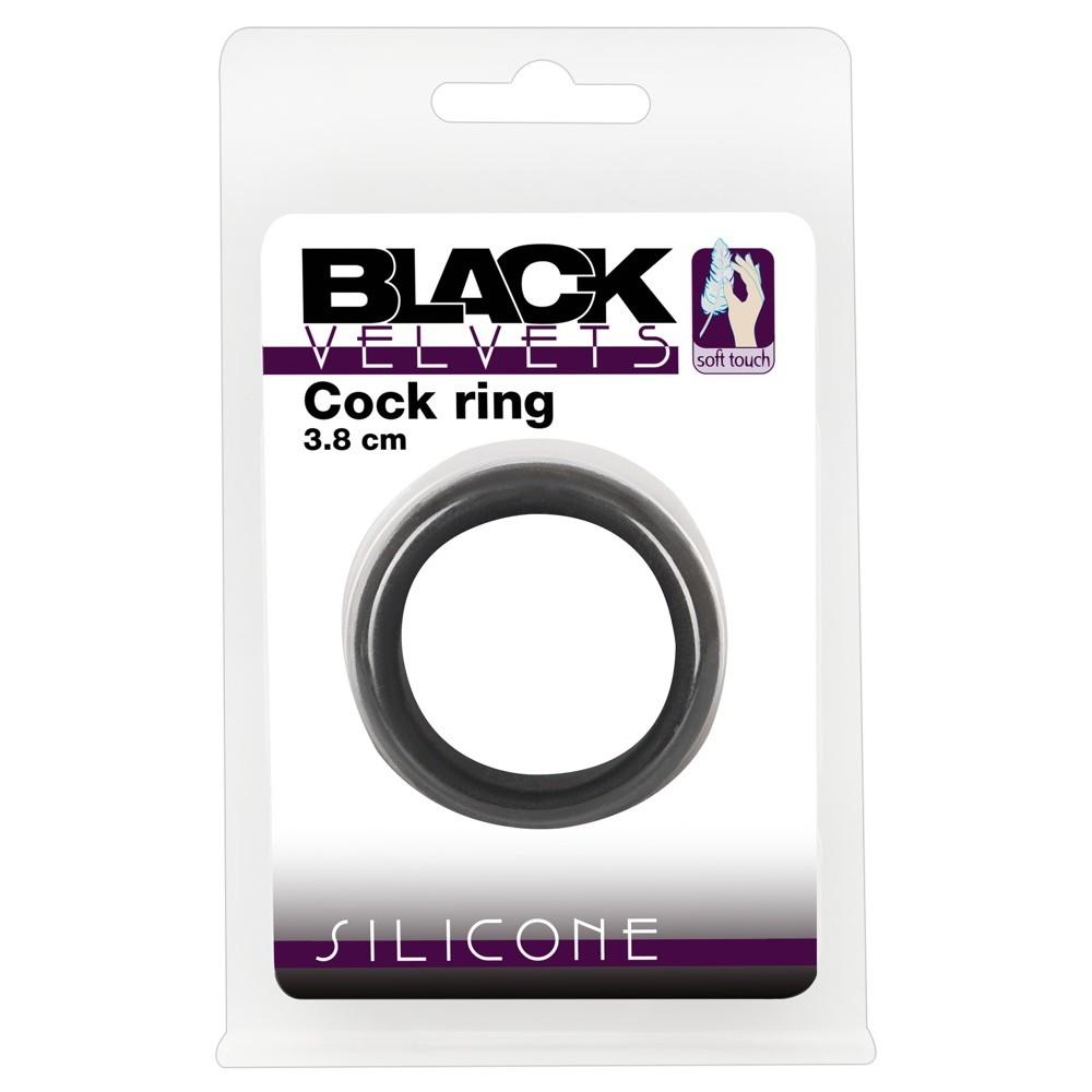 Кольцо лассо насадка на пенис член black velvets cock ring 3.8 cm -  Эрекционные кольца - Secretgarden.ee