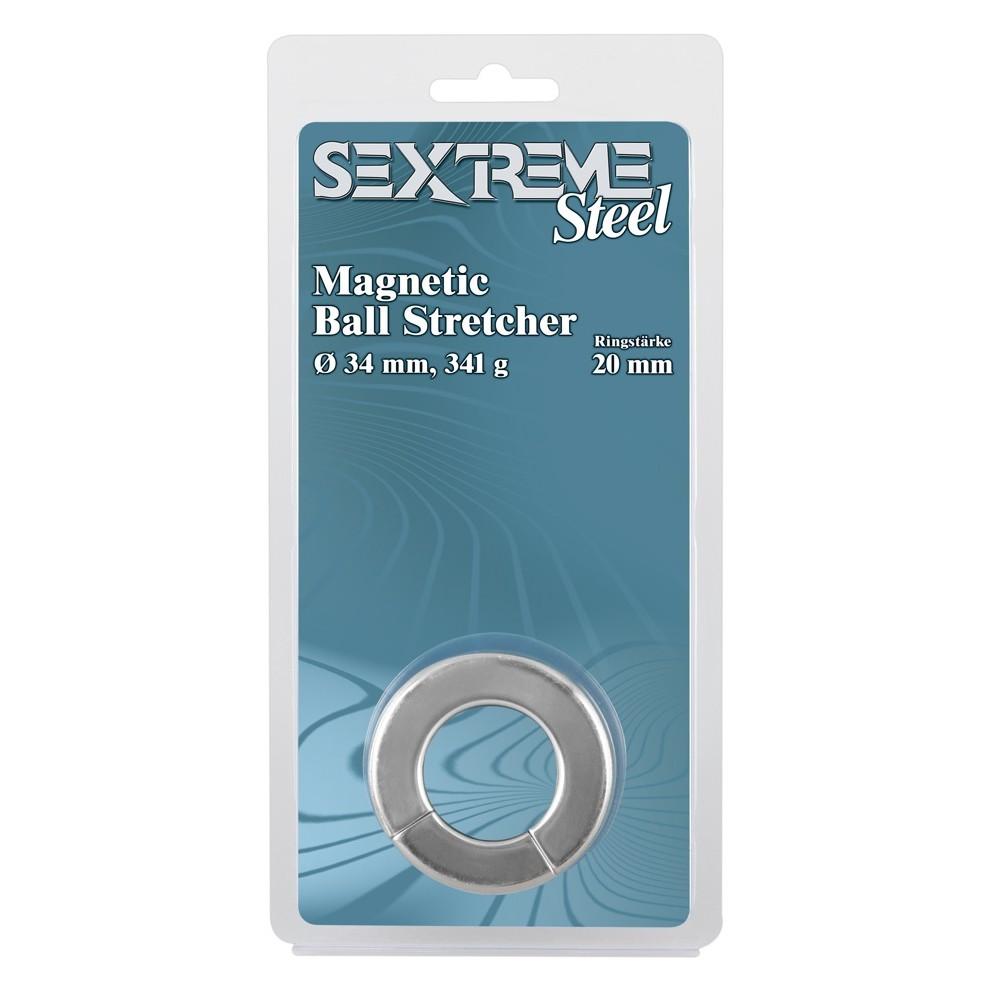 Кольцо лассо насадка на пенис член magnetic ball stretcher 20 mm -  Эрекционные кольца - Secretgarden.ee