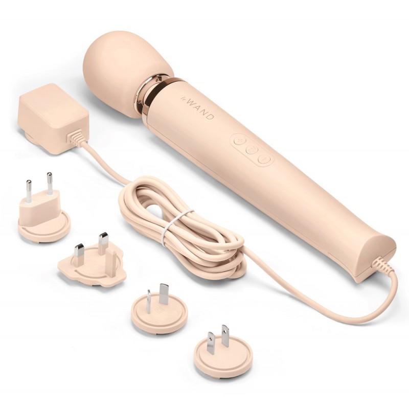 Mains-powered massager Cream - LE WAND PLUG-IN