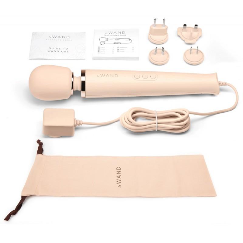 Mains-powered massager Cream - LE WAND PLUG-IN