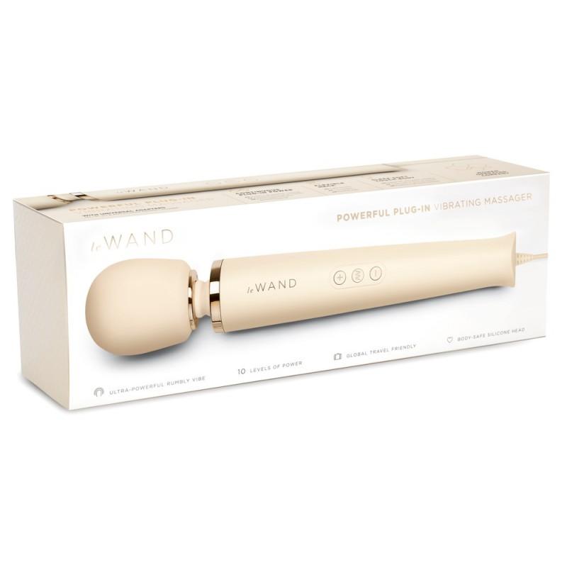 Mains-powered massager Cream - LE WAND PLUG-IN