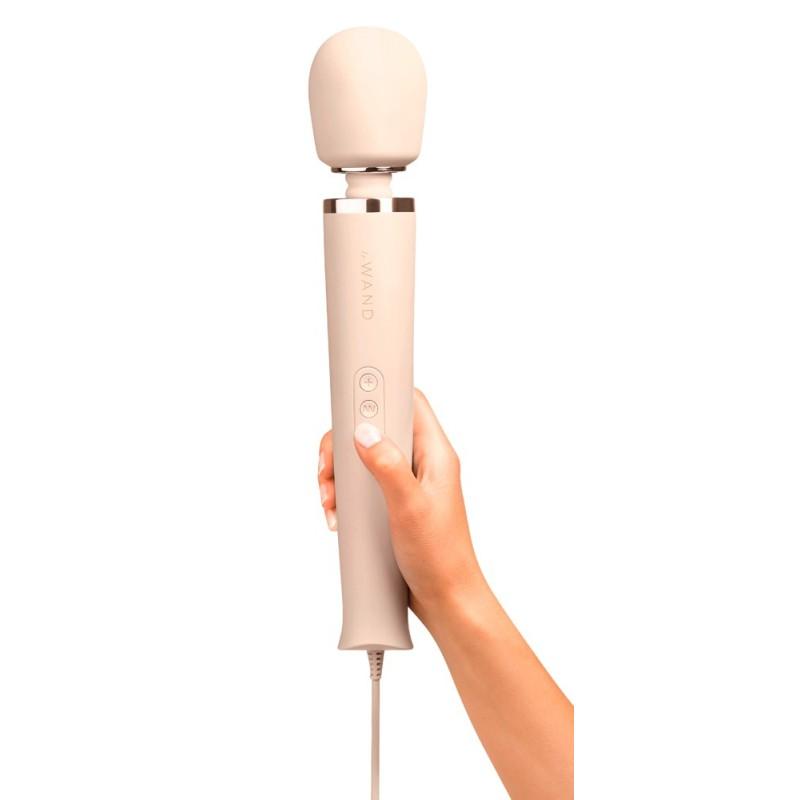 Mains-powered massager Cream - LE WAND PLUG-IN