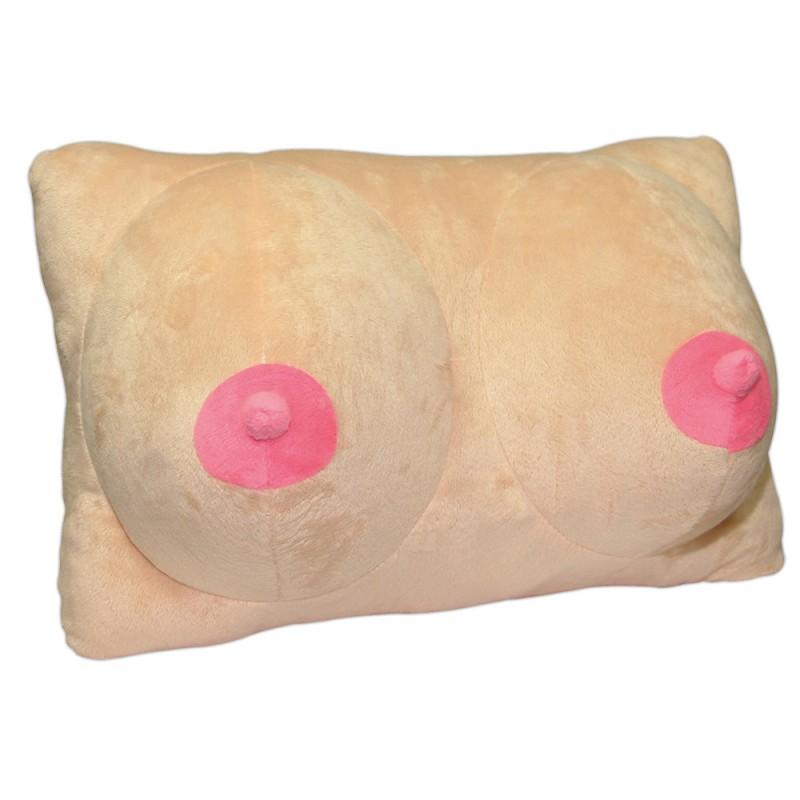 Plush pillow "breasts"