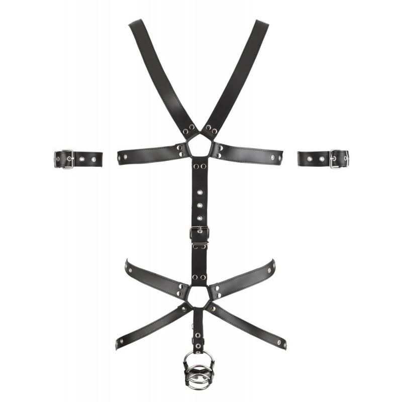 Men's leather harness 3r s/m