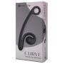 Vibrator for simultaneous stimulation of the G-spot and clitoris Black - Snail Vibe