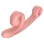 Vibrator for simultaneous stimulation of the G-spot and clitoris Light-pink - Snail Vibe