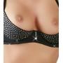 Сексуальное нижнее бельё эротическое rhinestone shelf bra set 85c/l