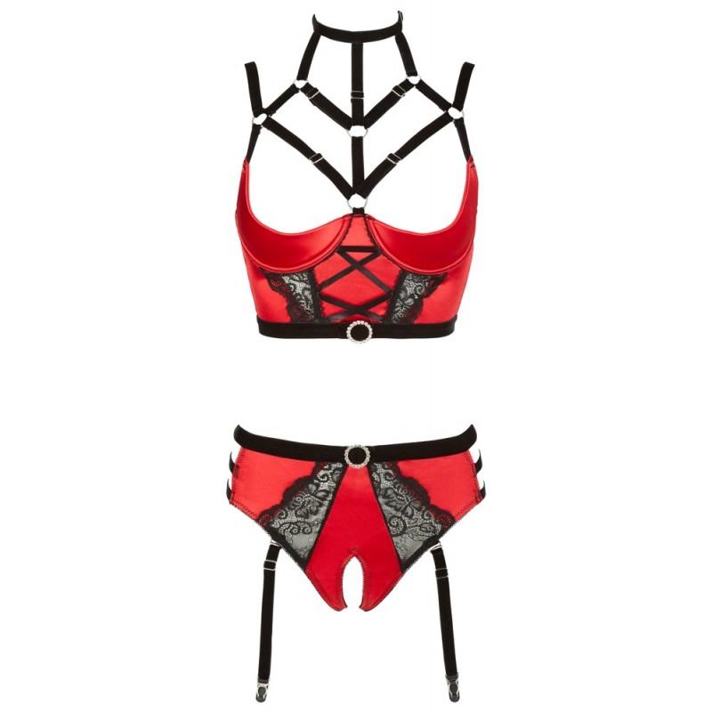 Shelf bra set red 85b/l