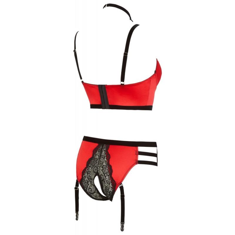 Shelf bra set red 85b/l