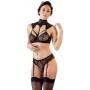 Pitsiline pesukomplekt 75c/s must cottelli collection lingerie