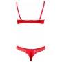 Сексуальное нижнее бельё эротическое half-cup bra set 80b/m