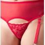 Сексуальное нижнее бельё эротическое bra set red 85d/l