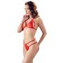 Lace set red s