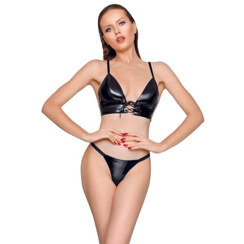 Vinyl Bra and String M