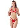 Lace set red s