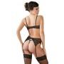 Suspender set with gems s