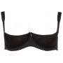 Сексуальное нижнее бельё эротическое half-cup bra black 85d