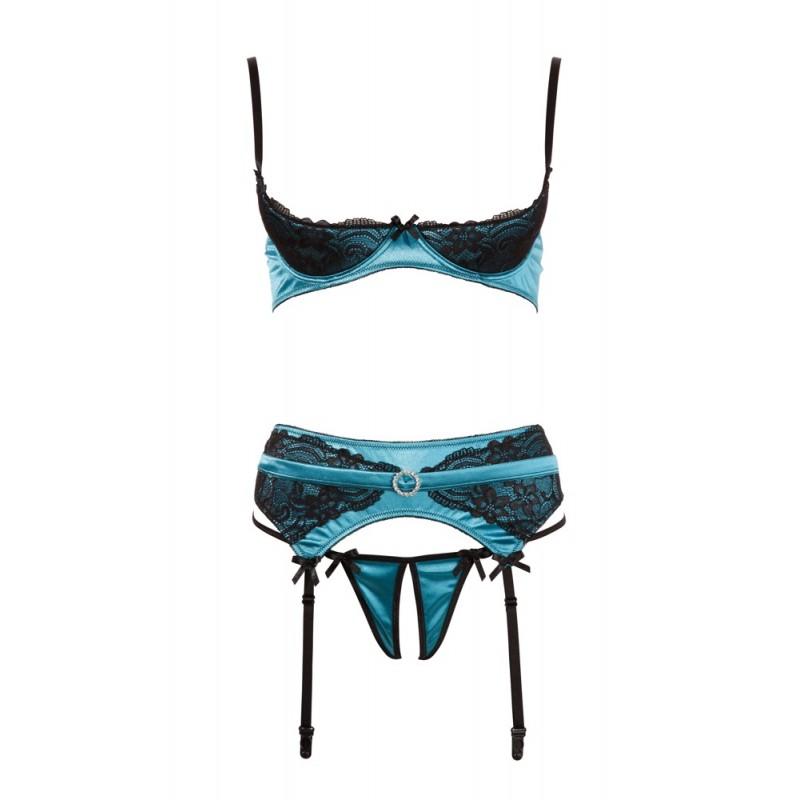 Сексуальное нижнее бельё эротическое shelf bra set jade 75b/s