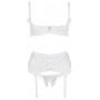 Shelf bra set white 75b/s