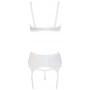 Shelf bra set white 75b/s