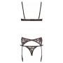 Сексуальное нижнее бельё эротическое half-cup bra set 75b/s