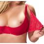 Сексуальное нижнее бельё эротическое bra set red 90f/xl