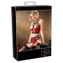 Shelf bra set red 80b/m