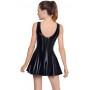 Vinyl Dress black 2XL