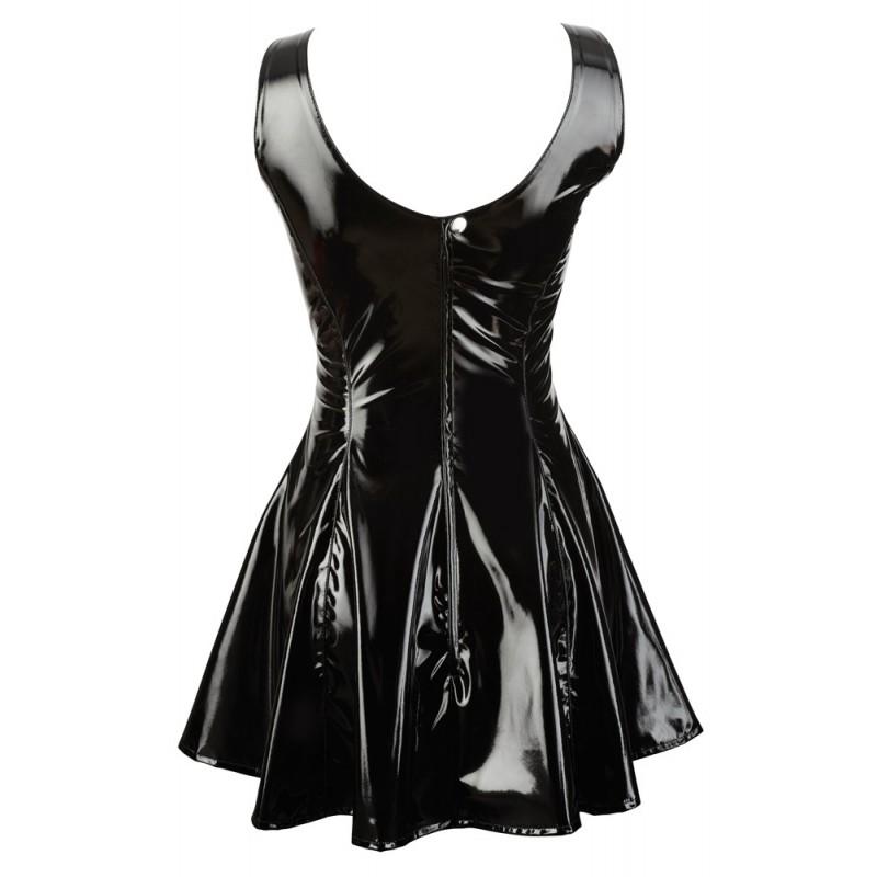 Vinyl Dress black 2XL