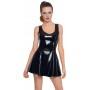 Vinyl Dress black 2XL