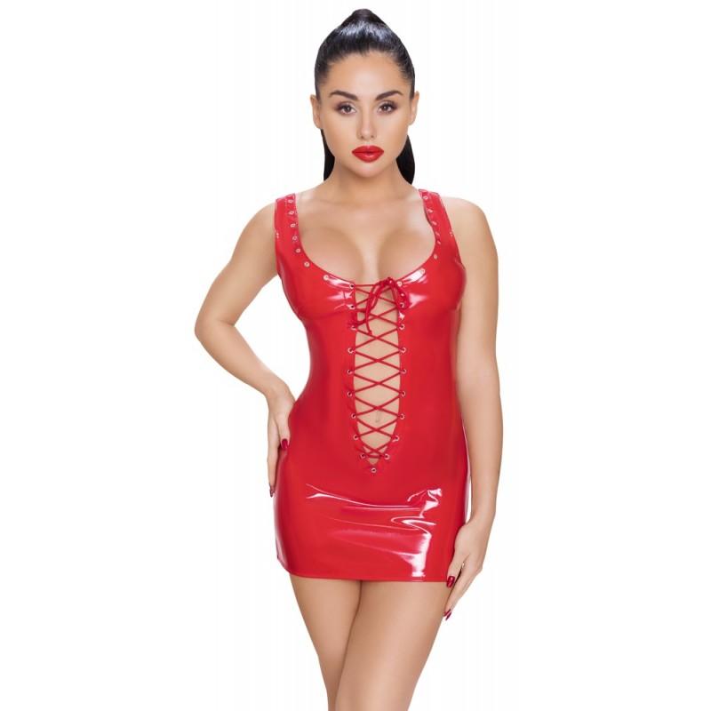 Vinyl Dress red XL