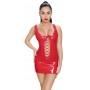 Vinyl Dress red 2XL