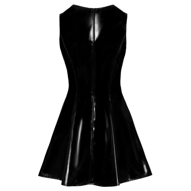 Vinyl Dress with Lace S