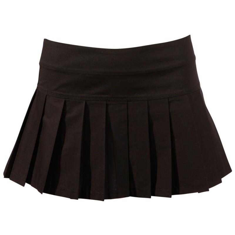 Pleated mini skirt s