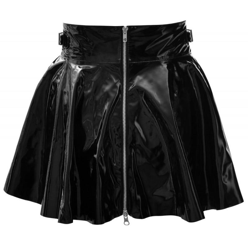 Vinyl Mini Skirt S