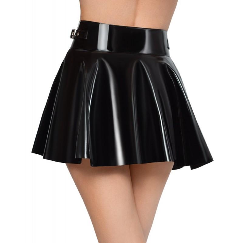 Vinyl Mini Skirt L