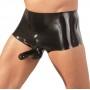 Men's latex pants black l/xl