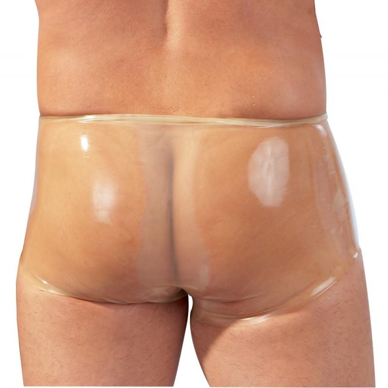 Men's latex pants transp. s/m