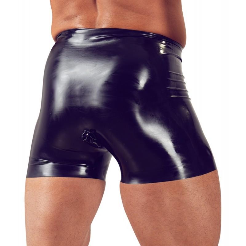 Men's latex briefs black s