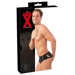 Latex men's briefs black m/l